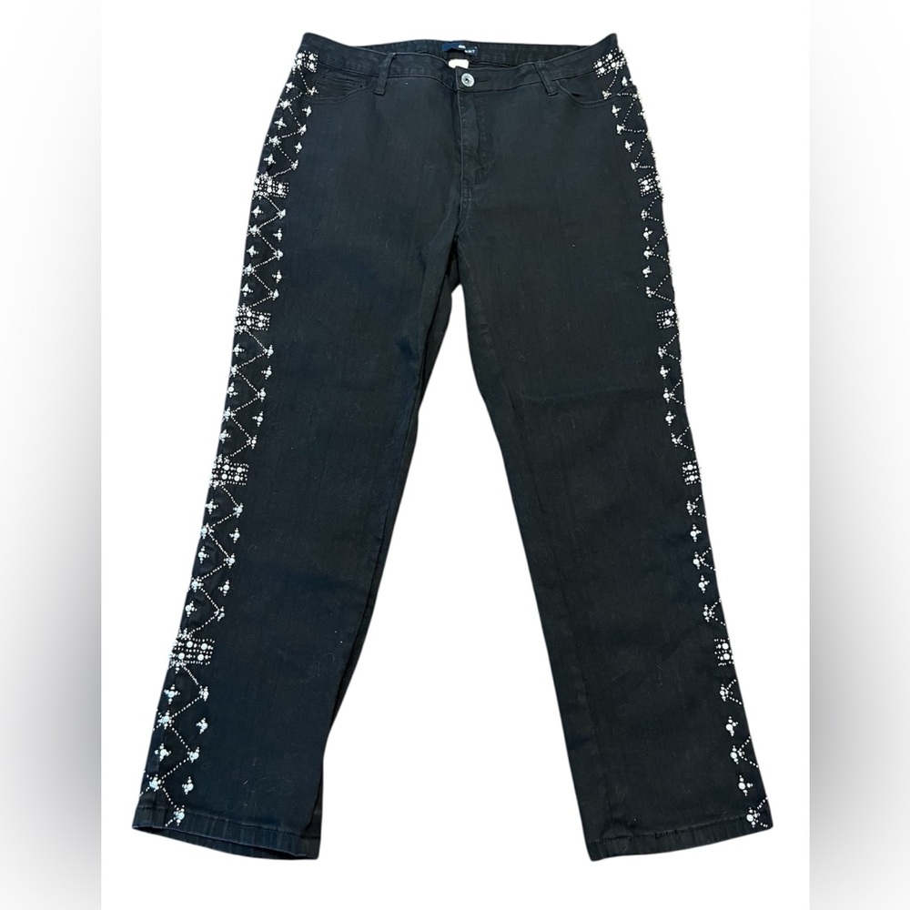 Denim 24/7 embellished jeans sz 18W